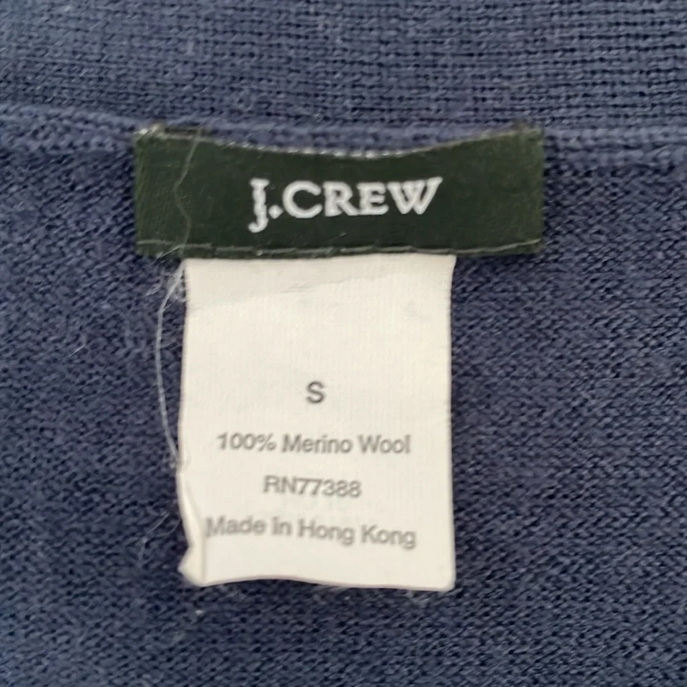J. Crew Navy Studded Dutser Cardigan